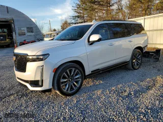 2022 Cadillac Escalade Sport Platinum with VIN 1GYS4GKL9NR313610, listed as a Copart auction lot 83071824 with 21,282 mi miles and Salvage Title. Bid and sale history available at carsss.com. Image 1.