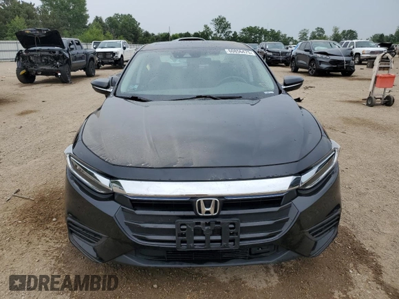 2022 Honda Insight Touring with VIN 19XZE4F94NE011720, listed as a Copart auction lot 60856475 with 19,512 mi miles and Salvage title. Bid and sale history available at DreamBid. Image 5.