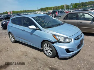 2012 Hyundai Accent SE with VIN KMHCU5AE0CU012473, listed as a IAAI auction lot 42249102 with Not provided miles and . Bid and sale history available at DreamBid. Image 1.