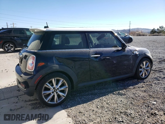 2013 MINI Hardtop S with VIN WMWSV3C52DT393181, listed as a Copart auction lot 50179065 with 66,655 mi miles and Salvage Title. Bid and sale history available at DreamBid. Image 3.