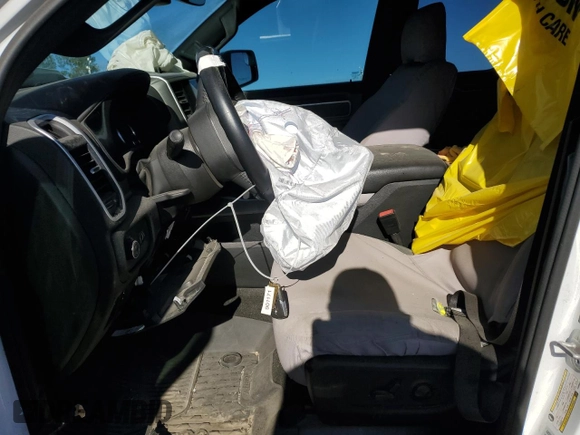 2022 Ram 1500 Lone Star with VIN 1C6RREBT5NN389642, listed as a Copart auction lot 53796355 with Not provided miles and Salvage title. Bid and sale history available at DreamBid. Image 7.