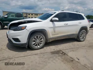 2021 Jeep Cherokee Latitude Plus with VIN 1C4PJLLB4MD116066, listed as a Copart auction lot 58583985 with 69,390 mi miles and Salvage title. Bid and sale history available at DreamBid. Image 1.