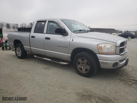 2006 Dodge Ram 1500 ST with VIN 1D7HA18N26J158595, listed as a Copart auction lot 89205725 with 186,228 mi miles and Clean Title. Bid and sale history available at carsss.com. Image 4.