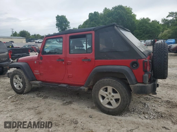 2012 Jeep Wrangler Unlimited Sport z VIN 1C4BJWDG0CL272440, wystawiony jako Copart lot #56044005 z przebiegiem 143 117 mil mil oraz Szkoda całkowita • Salvage title. Historia ofert i sprzedaży dostępna na DreamBid. Obrazek 2.