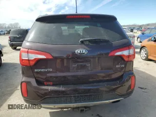 2015 Kia Sorento SX with VIN 5XYKWDA70FG624491, listed as a Copart auction lot 46613925 with 109,720 mi miles and Salvage Title. Bid and sale history available at carsss.com. Image 6.