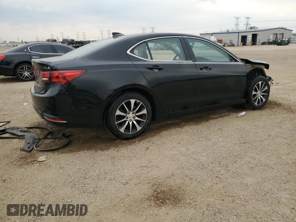 2017 Acura TLX with VIN 19UUB1F39HA004574, listed as a Copart auction lot 58844505 with 86,062 mi miles and Salvage title. Bid and sale history available at DreamBid. Image 3.
