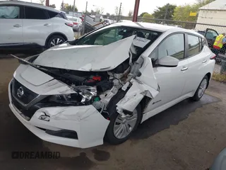 2018 Nissan LEAF S with VIN 1N4AZ1CP6JC303184, listed as a IAAI auction lot 41840462 with 122,983 mi miles and . Bid and sale history available at DreamBid. Image 17.
