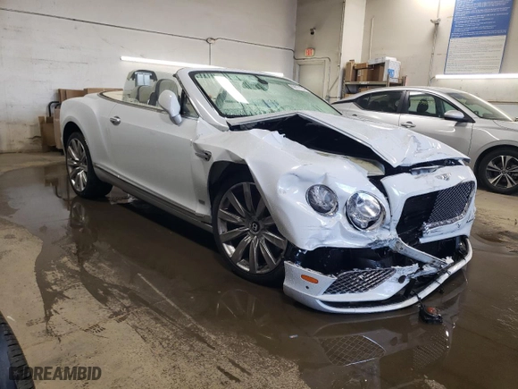 2018 Bentley Continental GT with VIN SCBGU3ZA9JC066355, listed as a Copart auction lot 69821164 with 19,551 mi miles and Salvage Title. Bid and sale history available at carsss.com. Image 4.