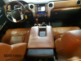 2018 Toyota Tundra SR5 with VIN 5TFAW5F16JX748325, listed as a Copart auction lot 58472055 with 140,830 mi miles and Salvage title. Bid and sale history available at DreamBid. Image 8.