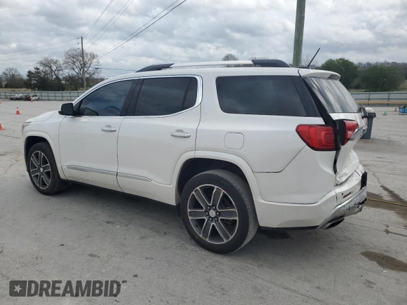 2017 GMC Acadia Denali with VIN 1GKKNPLS3HZ117955, listed as a Copart auction lot 51443175 with 116,142 mi miles and Salvage Title. Bid and sale history available at carsss.com. Image 2.