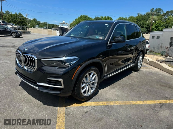2023 BMW X5 xDrive40i with VIN 5UXCR6C06P9P36608, listed as a Copart auction lot 63257435 with 65,824 mi miles and Clean title. Bid and sale history available at DreamBid. Image 1.
