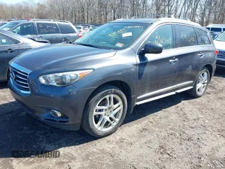 2014 Infiniti QX60 with VIN 5N1AL0MM7EC501977, listed as a IAAI auction lot 41942891 with Not Provided miles. Bid and sale history available at carsss.com. Image 2.