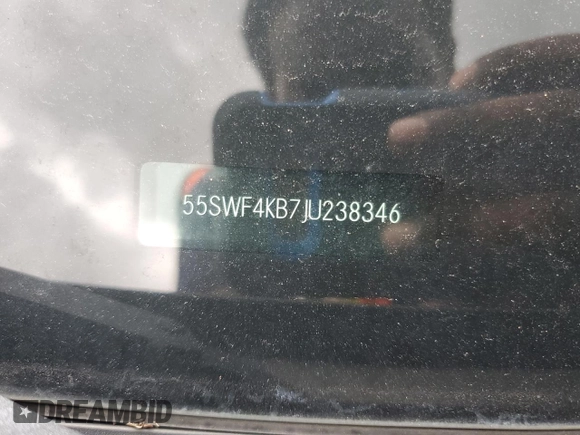2018 Mercedes-Benz C 300 with VIN 55SWF4KB7JU238346, listed as a Copart auction lot 64957815 with 73,304 mi miles and Clean title. Bid and sale history available at DreamBid. Image 12.