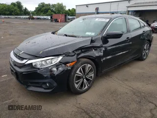 2017 Honda Civic EX-L z VIN 19XFC1F73HE201731, wystawiony jako Copart lot #60104785 z przebiegiem 63 932 mil mil oraz Szkoda całkowita • Salvage title. Historia ofert i sprzedaży dostępna na DreamBid. Obrazek 1.