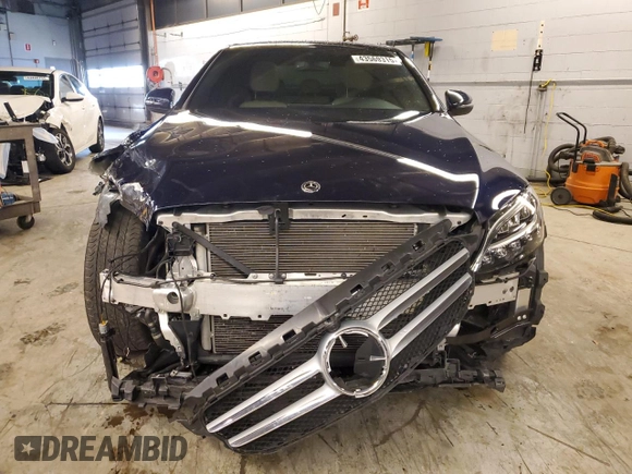 2021 Mercedes-Benz C 300 with VIN W1KWF8EB9MR642810, listed as a Copart auction lot 43569315 with 30,403 mi miles and Salvage title. Bid and sale history available at DreamBid. Image 5.