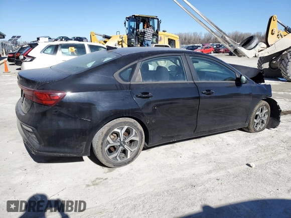 2021 Kia Forte LXS with VIN 3KPF24AD1ME327212, listed as a Copart auction lot 46270035 with 59,315 mi miles and Salvage title. Bid and sale history available at DreamBid. Image 3.