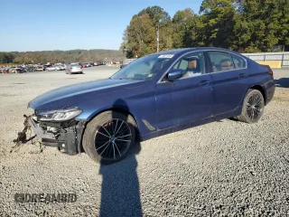 2022 BMW 5 Series 540i xDrive with VIN WBA73BJ09NCJ84566, listed as a Copart auction lot 77021444 with 20,942 mi miles and Salvage title. Bid and sale history available at DreamBid. Image 1.