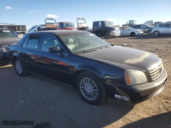 2003 Cadillac DeVille DHS with VIN 1G6KE57Y43U255513, listed as a Copart auction lot 85553464 with 222,210 mi miles and Non Repairable. Bid and sale history available at carsss.com. Image 4.
