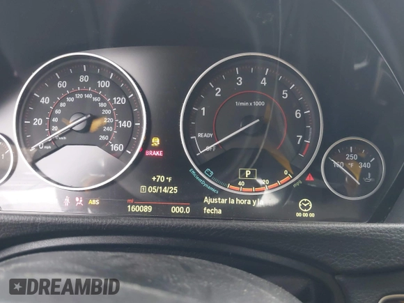 2015 BMW 4 Series 428i with VIN WBA4A9C50FD416459, listed as a IAAI auction lot 42471985 with 160,089 mi miles and . Bid and sale history available at DreamBid. Image 7.