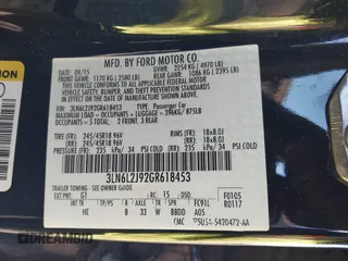 2016 Lincoln MKZ with VIN 3LN6L2J92GR618453, listed as a IAAI auction lot 41545429 with 134,229 mi miles and . Bid and sale history available at DreamBid. Image 9.