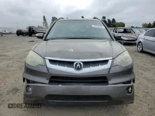 2007 Acura RDX Technology with VIN 5J8TB18507A001104, listed as a Copart auction lot 53755225 with 124,790 mi miles and Salvage Title. Bid and sale history available at carsss.com. Image 5.