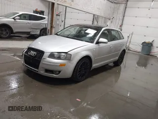 2008 Audi A3 with VIN WAUNF78P98A073160, listed as a IAAI auction lot 41654096 with 164,032 mi miles. Bid and sale history available at carsss.com. Image 2.