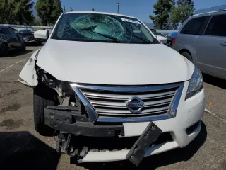 2015 Nissan Sentra SV with VIN 3N1AB7APXFY292227, listed as a Copart auction lot 52735955 with 193,244 mi miles and Salvage Title. Bid and sale history available at carsss.com. Image 5.
