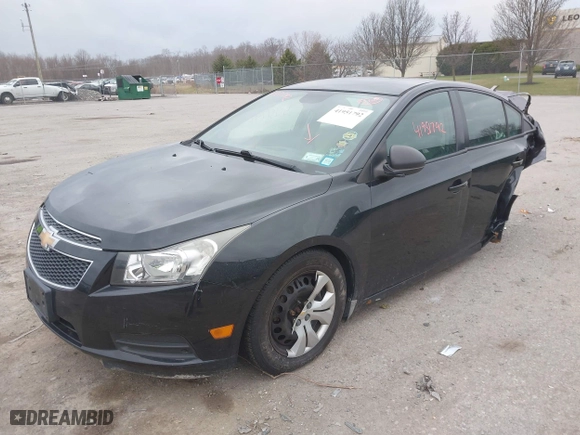 2013 Chevrolet Cruze LS with VIN 1G1PA5SG4D7132641, listed as a IAAI auction lot 41951792 with 106,800 mi miles. Bid and sale history available at carsss.com. Image 2.