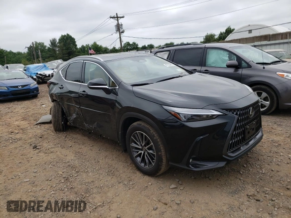 2022 Lexus NX with VIN JTJGKCEZXN5001603, listed as a Copart auction lot 47323882 with 508 mi miles. Bid and sale history available at carsss.com. Image 1.