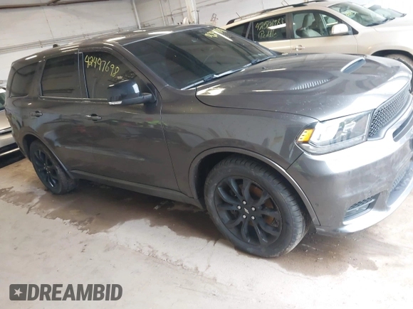 2019 Dodge Durango R/T with VIN 1C4SDJCT0KC550809, listed as a IAAI auction lot 42497698 with 97,236 mi miles and . Bid and sale history available at DreamBid. Image 1.
