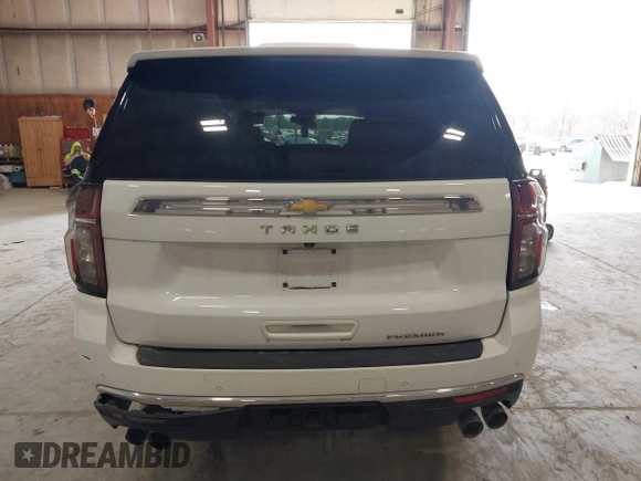 2023 Chevrolet Tahoe Premier with VIN 1GNSKSKD0PR217513, listed as a IAAI auction lot 41779222 with 55,424 mi miles and . Bid and sale history available at DreamBid. Image 16.