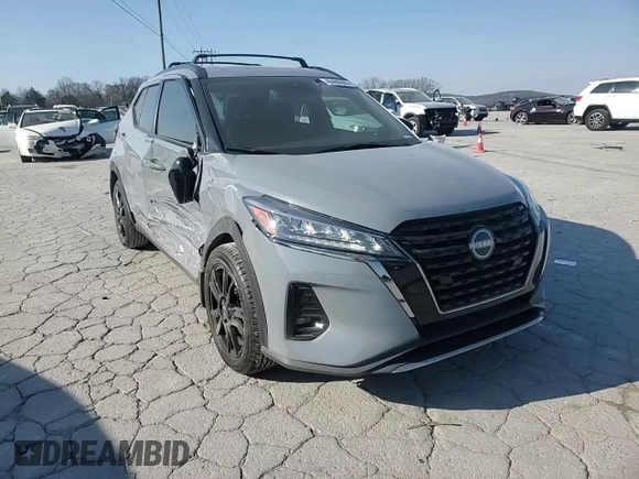 2024 Nissan Kicks SR with VIN 3N1CP5DV9RL485334, listed as a Copart auction lot 48486605 with 14,130 mi miles and Salvage Title. Bid and sale history available at carsss.com. Image 11.