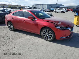 2019 Mazda 6 Grand Touring Reserve with VIN JM1GL1WY9K1508859, listed as a Copart auction lot 45881385 with 80,625 mi miles and Salvage Title. Bid and sale history available at DreamBid. Image 4.