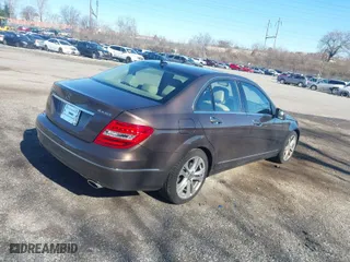 2013 Mercedes-Benz C-Class C 300 Sport with VIN WDDGF8AB1DR252908, listed as a IAAI auction lot 41853240 with 19,617 mi miles. Bid and sale history available at carsss.com. Image 4.