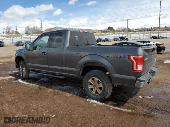 2016 Ford F-150 XLT with VIN 1FTFX1EG0GKD44802, listed as a Copart auction lot 48735915 with 157,613 mi miles and Salvage Title. Bid and sale history available at carsss.com. Image 2.