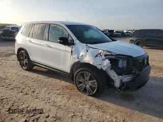 2021 Honda Passport EX-L with VIN 5FNYF7H53MB010829, listed as a Copart auction lot 56399175 with 75,810 mi miles and Salvage Title. Bid and sale history available at DreamBid. Image 4.