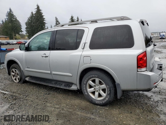 2008 Nissan Armada SE z VIN 5N1AA08C88N602607, wystawiony jako Copart lot #52255545 z przebiegiem 218 295 mil mil oraz Czysty tytuł • Clean title. Historia ofert i sprzedaży dostępna na DreamBid. Obrazek 2.