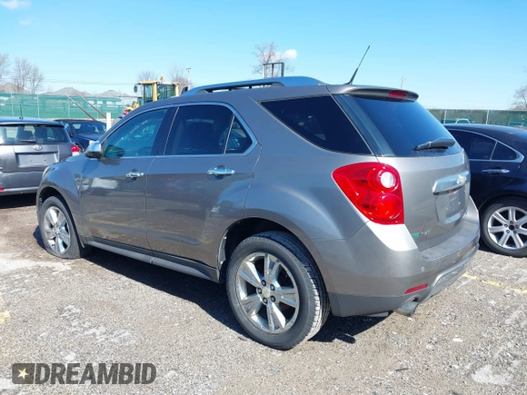 2012 Chevrolet Equinox LTZ with VIN 2GNFLGE52C6253757, listed as a IAAI auction lot 41818893 with 198,988 mi miles. Bid and sale history available at carsss.com. Image 3.