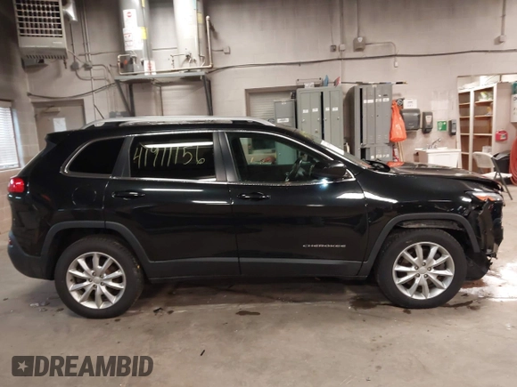 2014 Jeep Cherokee Limited with VIN 1C4PJMDS2EW202518, listed as a IAAI auction lot 41911156 with 119,533 mi miles. Bid and sale history available at carsss.com. Image 13.