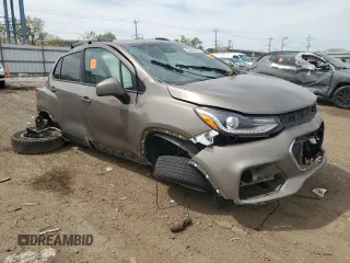 2021 Chevrolet Trax LT with VIN KL7CJLSB8MB331295, listed as a Copart auction lot 55824065 with Not provided miles and Salvage title. Bid and sale history available at DreamBid. Image 4.
