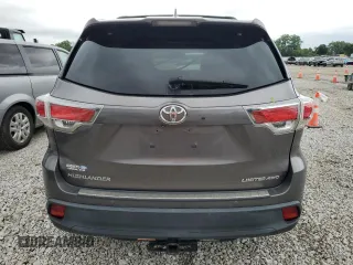 2015 Toyota Highlander Limited z VIN 5TDDKRFH2FS079464, wystawiony jako Copart lot #58397725 z przebiegiem Nie podano mil oraz Szkoda całkowita • Salvage title. Historia ofert i sprzedaży dostępna na DreamBid. Obrazek 6.