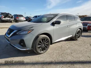 2023 Nissan Murano Platinum with VIN 5N1AZ2DS2PC107556, listed as a Copart auction lot 82420274 with 38,702 mi miles and Salvage Title. Bid and sale history available at carsss.com. Image 1.