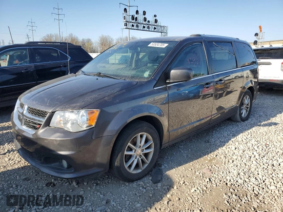 2018 Dodge Grand Caravan SXT with VIN 2C4RDGCG3JR302144, listed as a Copart auction lot 53534705 with 134,208 mi miles and Clean Title. Bid and sale history available at DreamBid. Image 1.