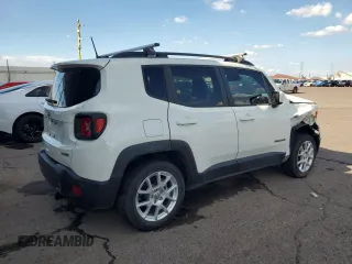 2021 Jeep Renegade Latitude with VIN ZACNJDBBXMPN14623, listed as a Copart auction lot 58861485 with 39,714 mi miles and Clean title. Bid and sale history available at DreamBid. Image 3.