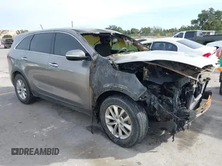 2018 Kia Sorento LX with VIN 5XYPG4A34JG411049, listed as a IAAI auction lot 41080821 with 1 mi miles. Bid and sale history available at carsss.com. Image 1.