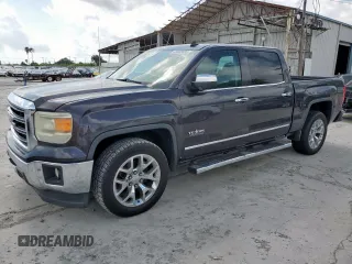 2014 GMC Sierra 1500 SLT with VIN 3GTP1VEC4EG365831, listed as a Copart auction lot 63065895 with 216,534 mi miles and Salvage title. Bid and sale history available at DreamBid. Image 1.