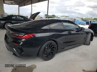 2021 BMW 8 Series M850i xDrive with VIN WBABC4C0XMCG35539, listed as a Copart auction lot 52070705 with 0 mi miles and Non Repairable. Bid and sale history available at carsss.com. Image 3.