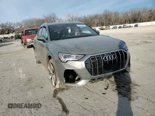 2019 Audi Q3 S line Premium Plus with VIN WA1EECF36K1070457, listed as a Copart auction lot 85830154 with 53,075 mi miles and Salvage Title. Bid and sale history available at carsss.com. Image 12.