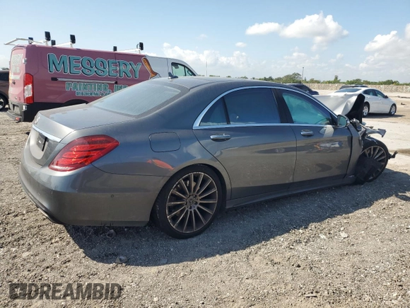 2017 Mercedes-Benz S 550 with VIN WDDUG8CB6HA340211, listed as a Copart auction lot 48356115 with Not Provided miles and Salvage Title. Bid and sale history available at carsss.com. Image 3.