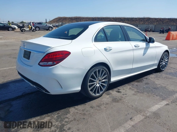 2016 Mercedes-Benz C 300 with VIN 55SWF4JB8GU119084, listed as a IAAI auction lot 42516144 with 127,222 mi miles and . Bid and sale history available at DreamBid. Image 4.